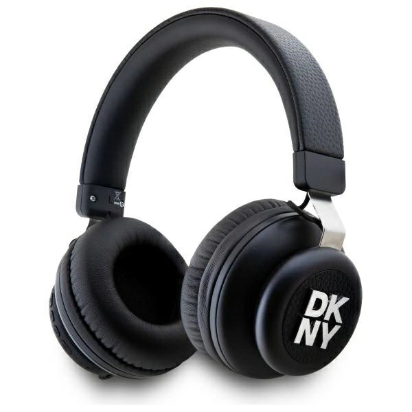 DKNY Metal Logo Bluetooth Over-Ear Headphones - sort