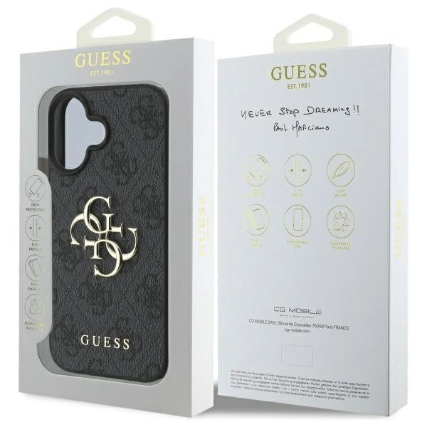 Guess 4G Big Logo iPhone 16 Plus-hylster - sort