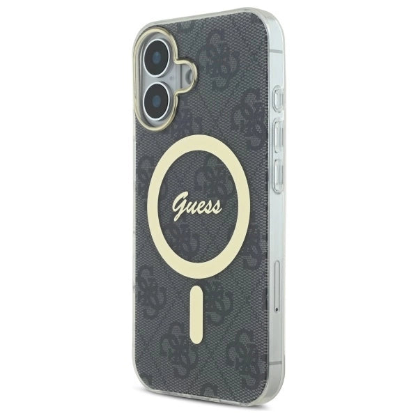 Guess IML 4G MagSafe Case til iPhone 16 Plus - sort