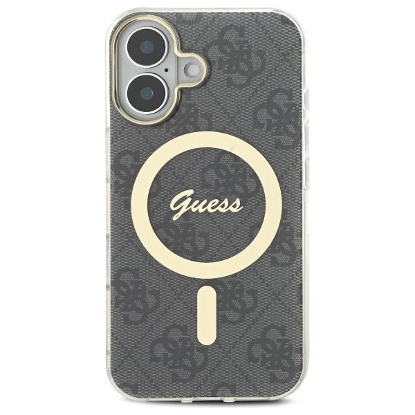 Guess IML 4G MagSafe Case til iPhone 16 Plus - sort