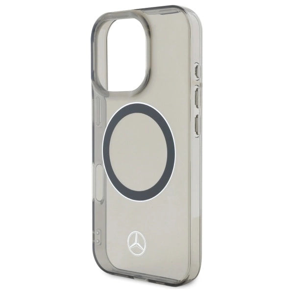 Mercedes Silver Ring MagSafe iPhone 16 Pro Case - sort