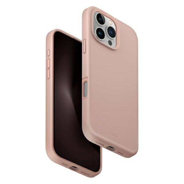 Uniq Lino Hue Magclick opladningsfoder til iPhone 16 Pro Max - Pink