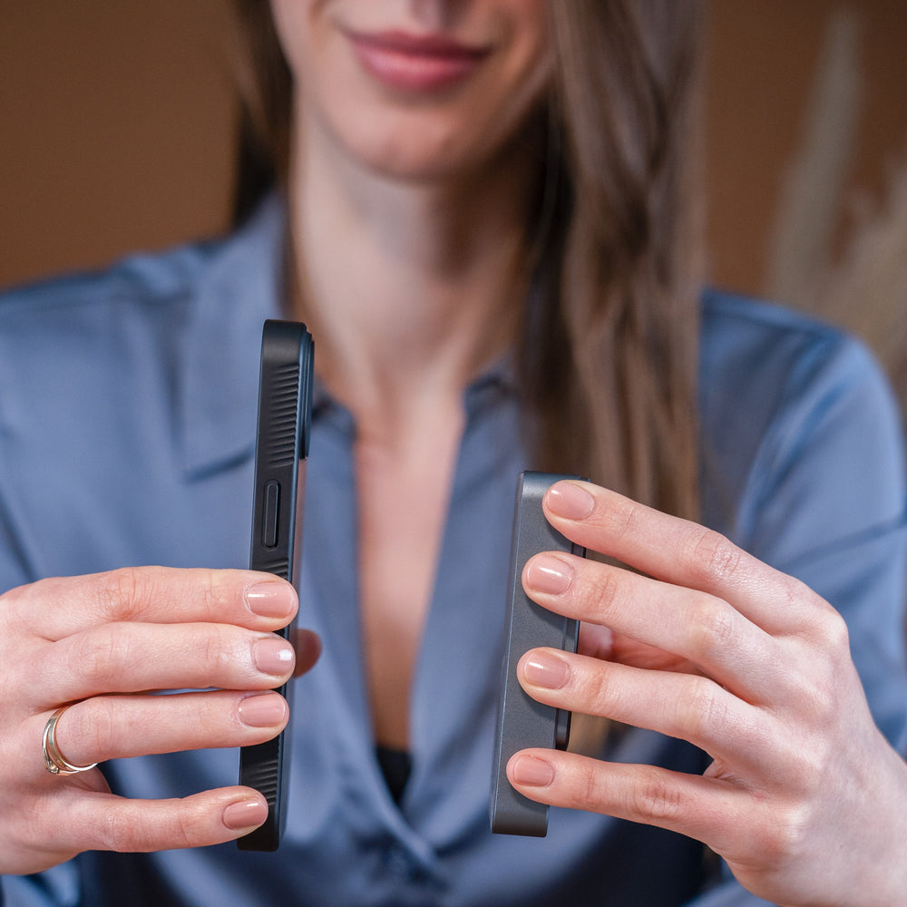 3mk Smoke MagCase med MagSafe til Samsung Galaxy S23 Ultra - halvt gennemsigtigt