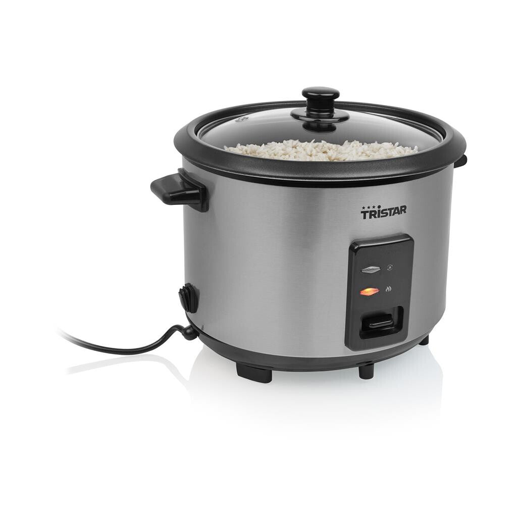 Tristar RK-6148 riskoger 1,8 L 700 W Sort, Sølv