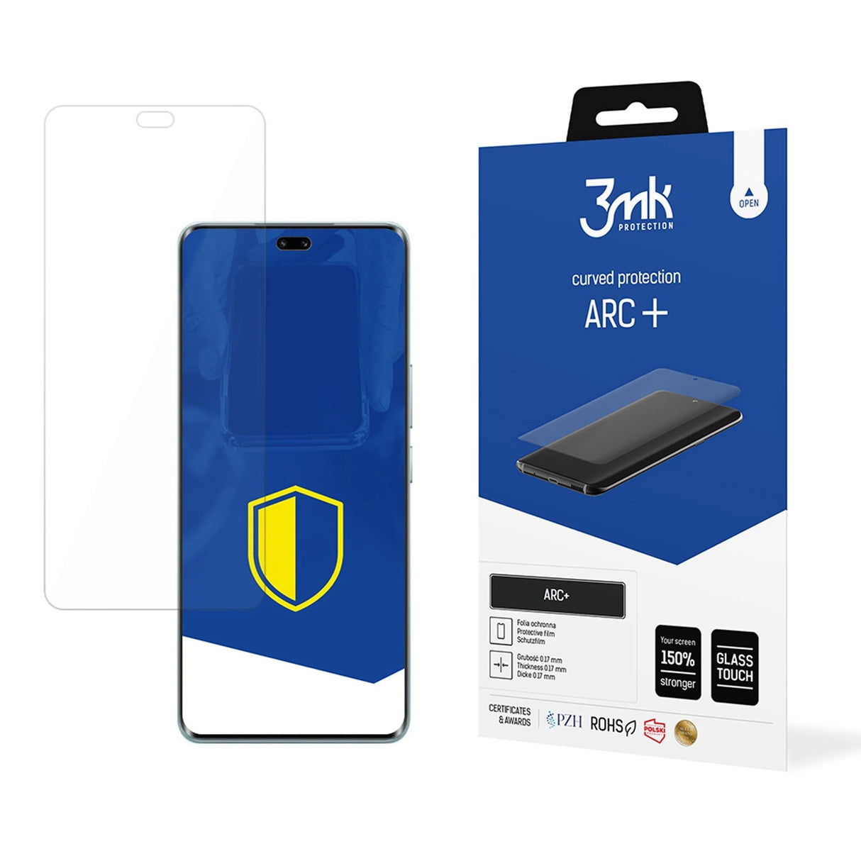 Beskyttelsesfilm 3mk ARC+ til Honor 200 Pro