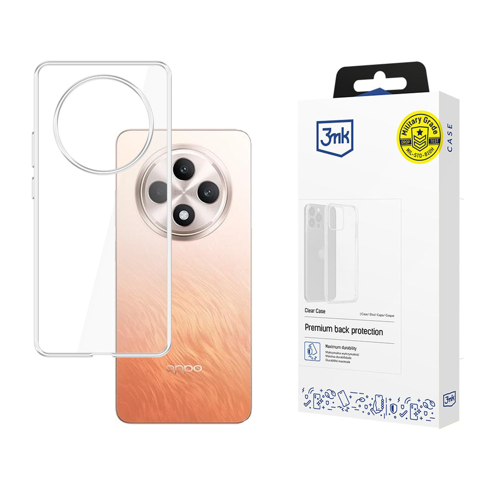 3mk Clear Case til Oppo Reno 12 F\Fs - gennemsigtigt