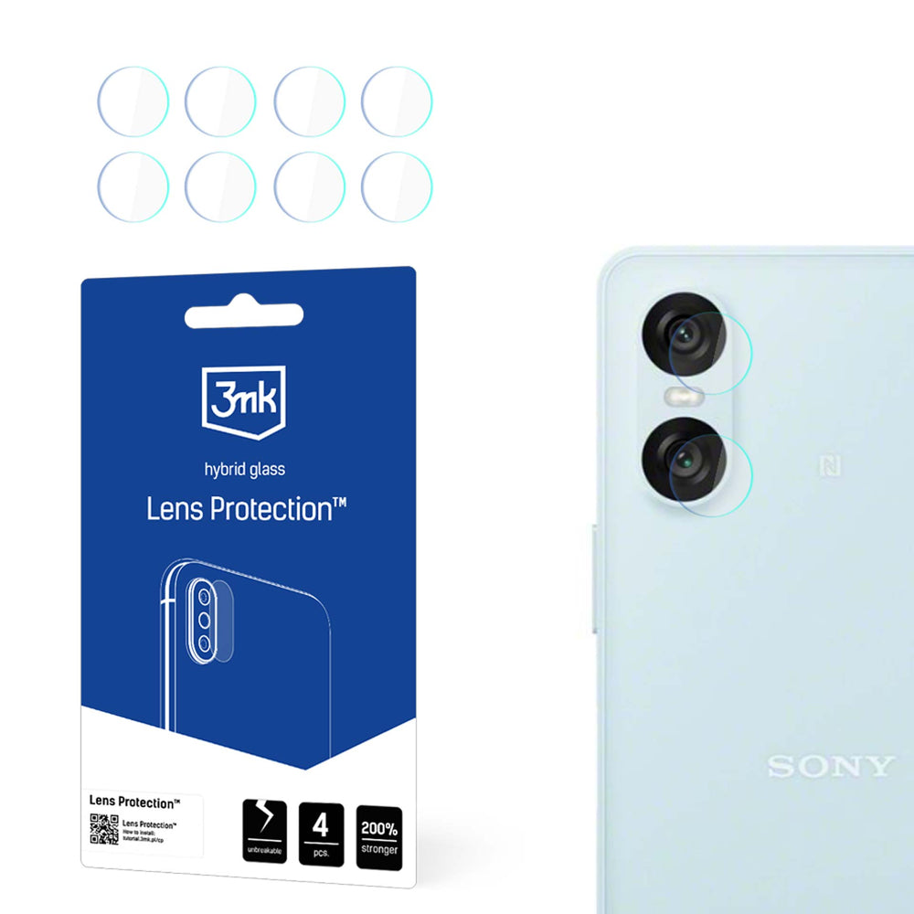 3mk Lens Protection Hybrid Camera Lens Glass til Sony Xperia 10 VI