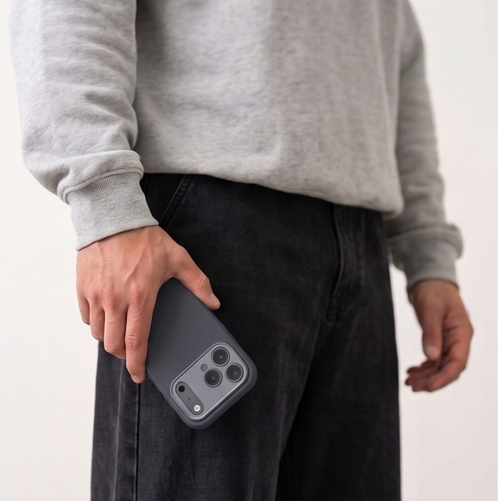 Tech Protect Uniq Magsafe Cc Iphone 17 Pro Max / 18 Pro Max Antrac Grå
