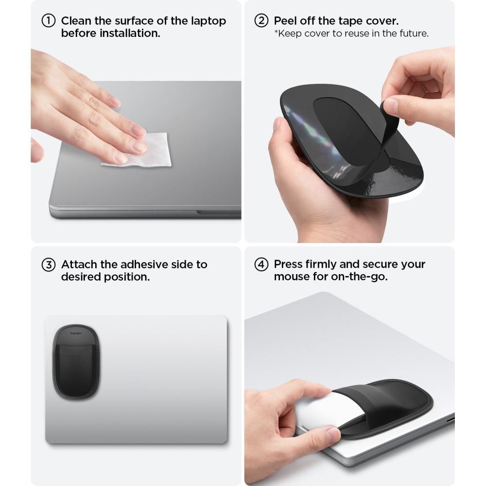 Spigen Ld220 Musetuf, Sort