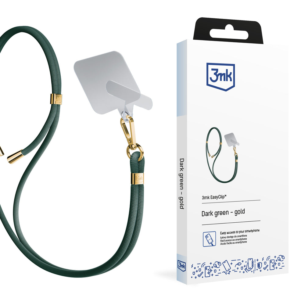 Smartphone Lanyard 3mk EasyClip - Grøn