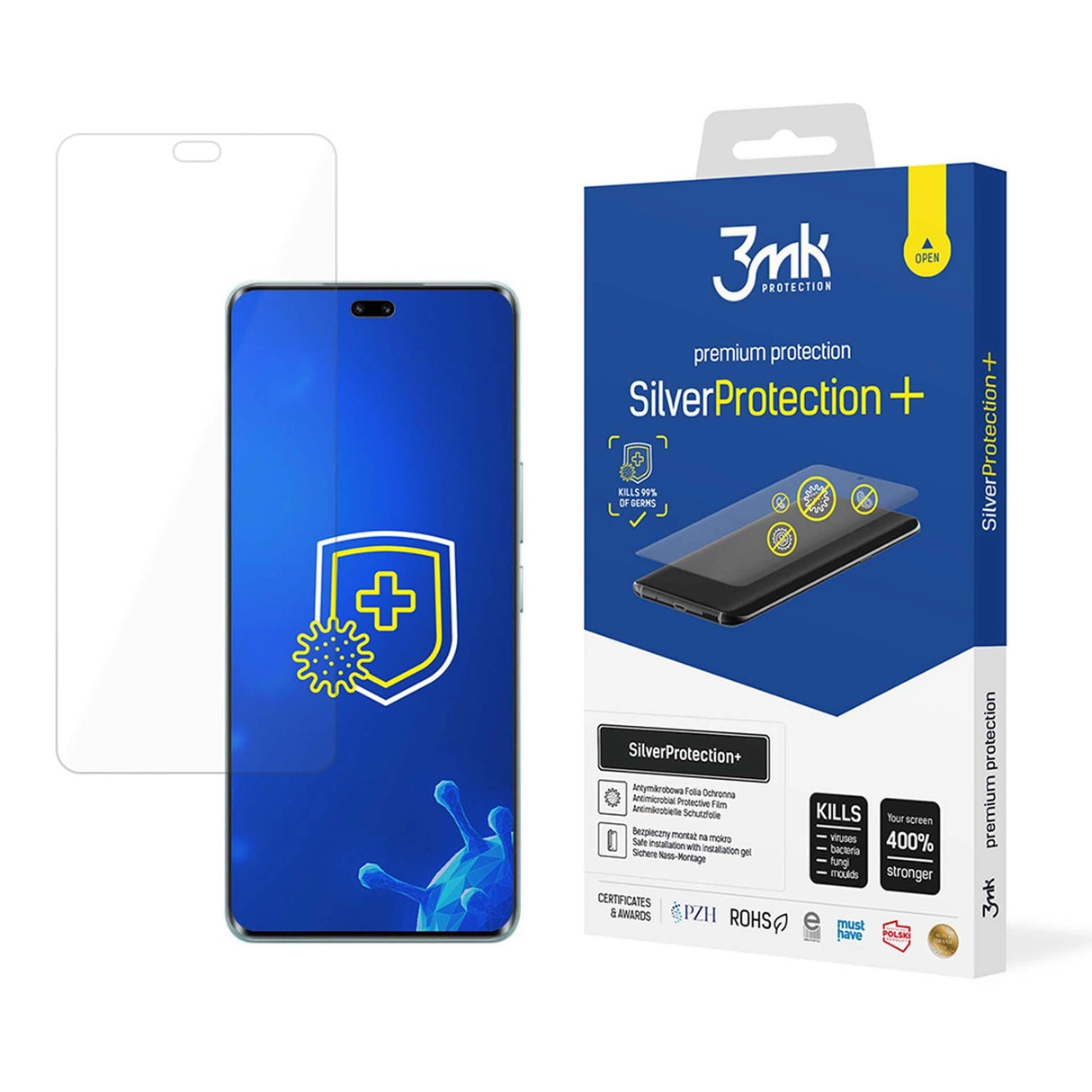 Beskyttelsesfilm 3mk SilverProtection+ til Honor 200 Pro
