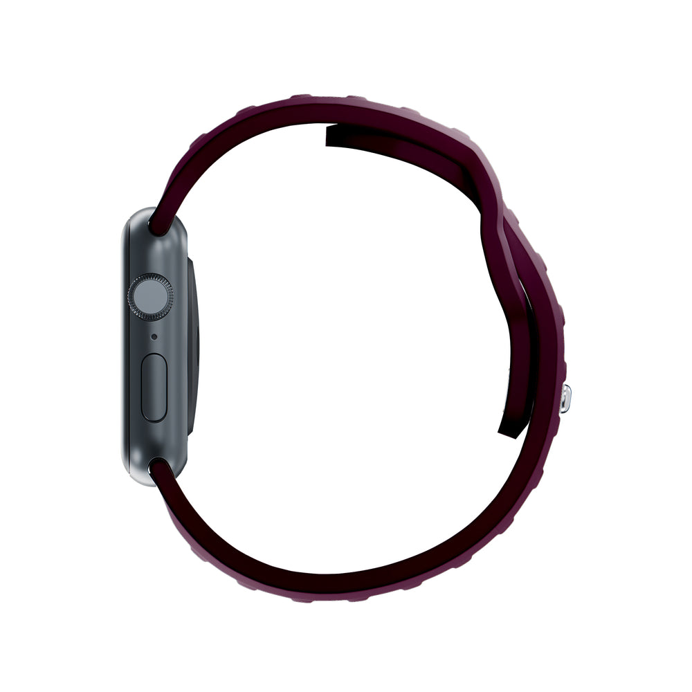 3mk Silikon Watch Strap til Apple Watch 42 / 44 / 45 / 49 mm - Burgundy