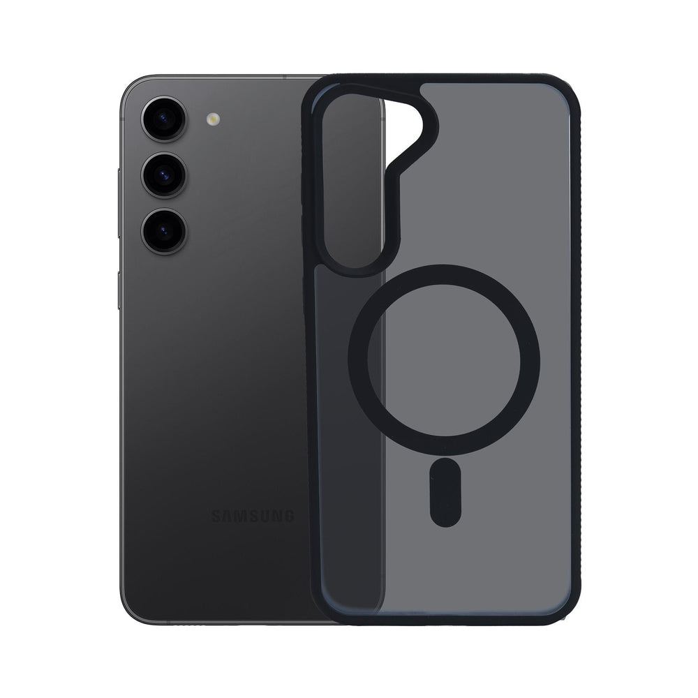 3mk Smoke MagCase med MagSafe til Samsung Galaxy S24 - halvgennemsigtig