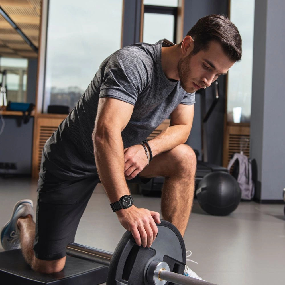 Tech-Protect Silicone Line Strap til Garmin Fenix 5X / 5X Plus / 6X / 6X Pro / 7X / 8 (51 mm) - Rød