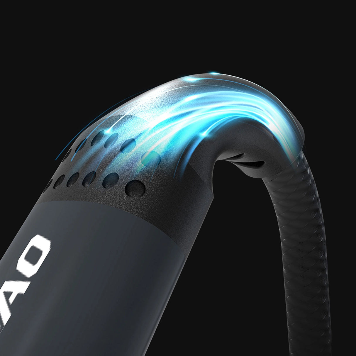 Dudao L3CL USB-C - Lightning 30W 2m flettet kabel - sort