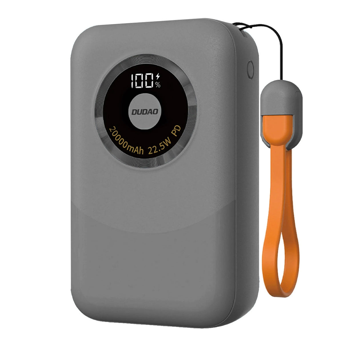 Powerbank Dudao K21 Mini 10000mAh 22,5W USB-A / USB-C - grå