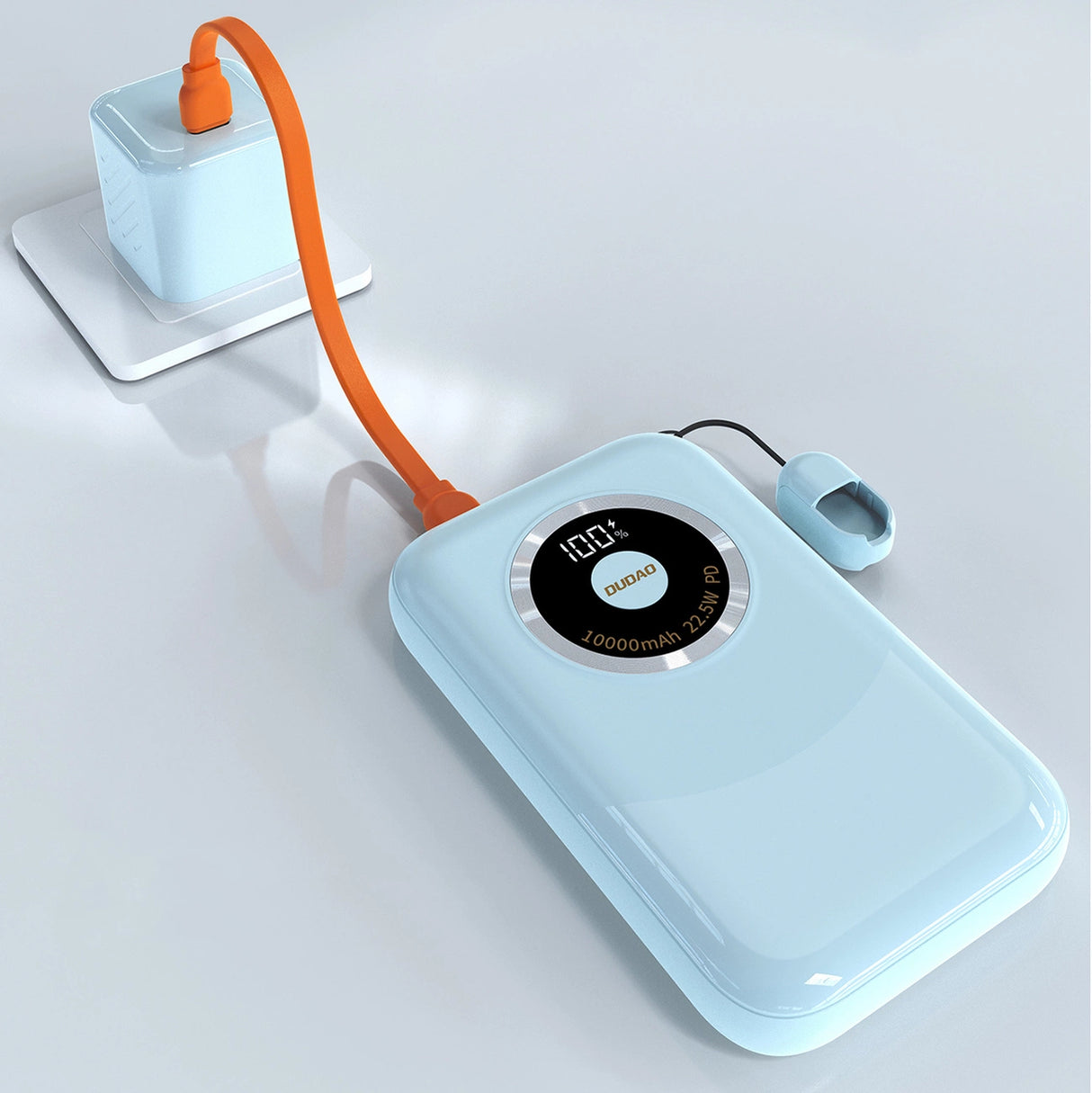 Powerbank Dudao K21 Mini 10000mAh 22.5W USB-A / USB-C - blå