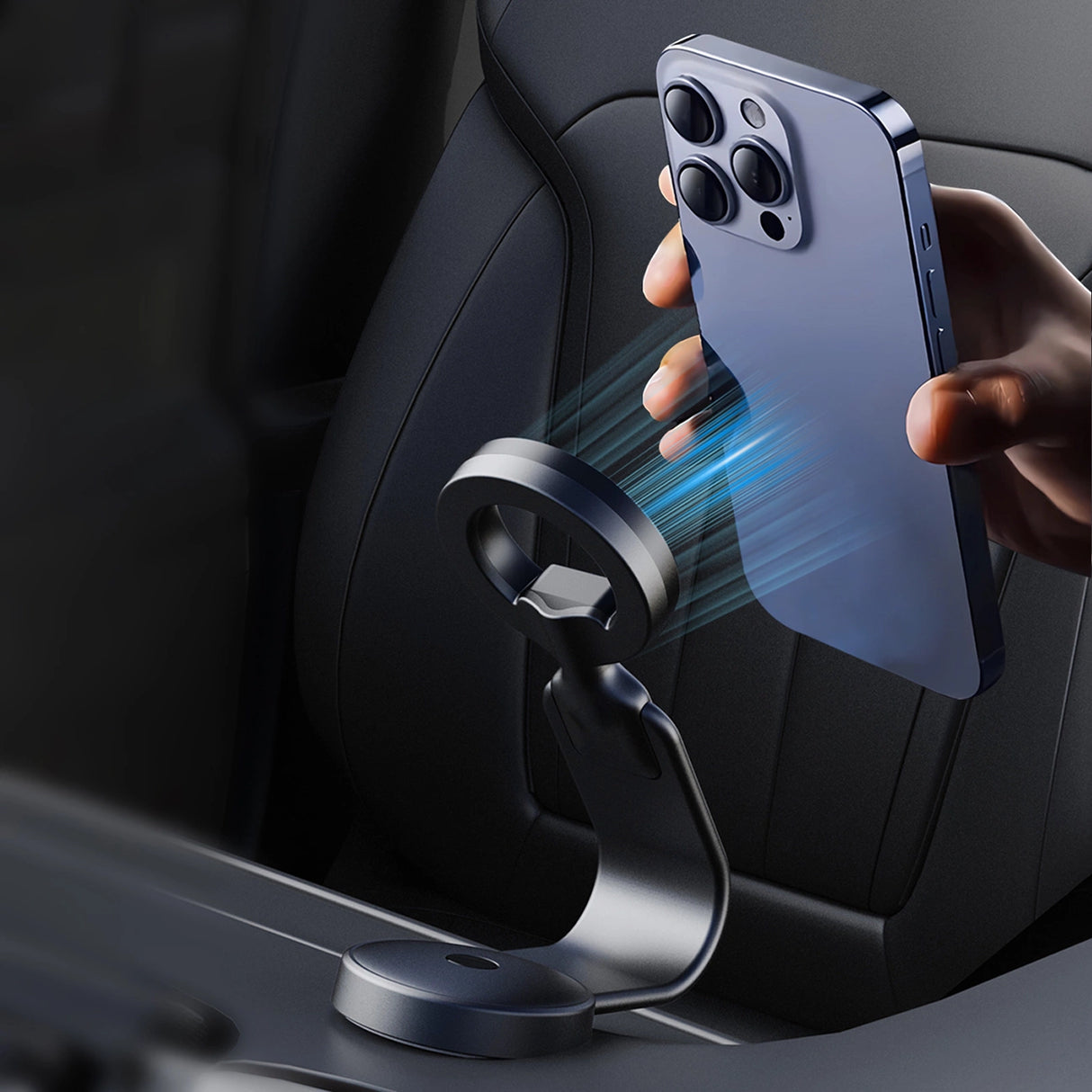 Dudao F21 bilholder med MagSafe - sort