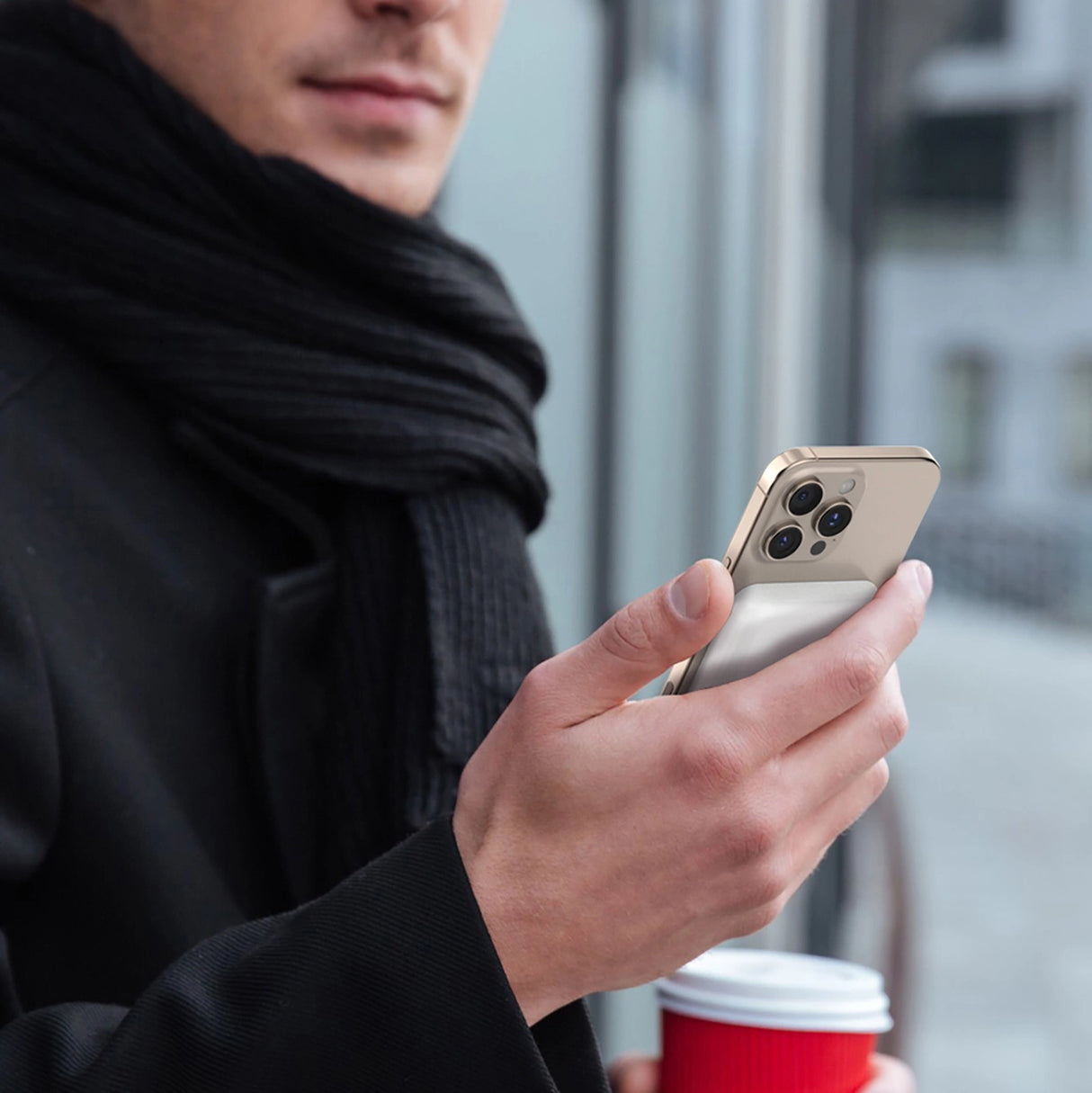 Powerbank Dudao K26S 5000mAh 20W USB-A / USB-C / MagSafe - hvid