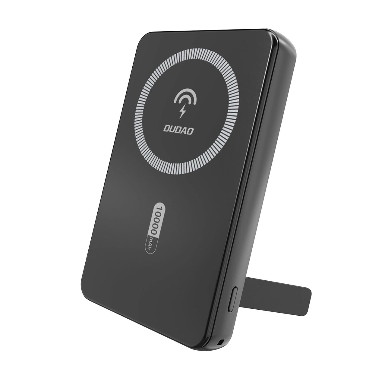 Powerbank Dudao K14S+ 10000mAh 20W USB-A / USB-C / MagSafe med stand - sort