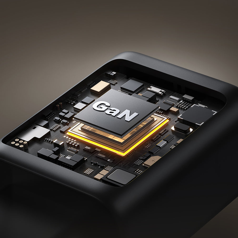 Joyroom JR-TCG13 45W GaN Wall Charger til Samsung Ultra - sort