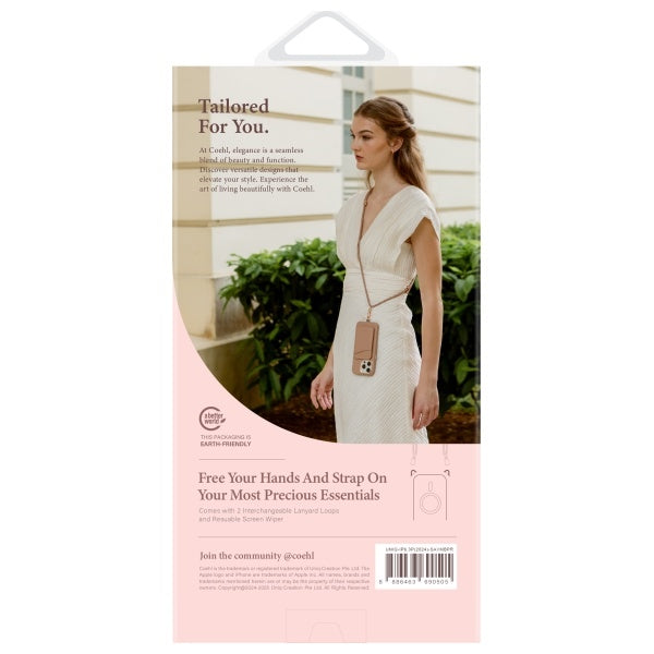 Uniq Coehl Savon Magnetisk opladningsfoder til iPhone 16 Pro - gennemsigtig