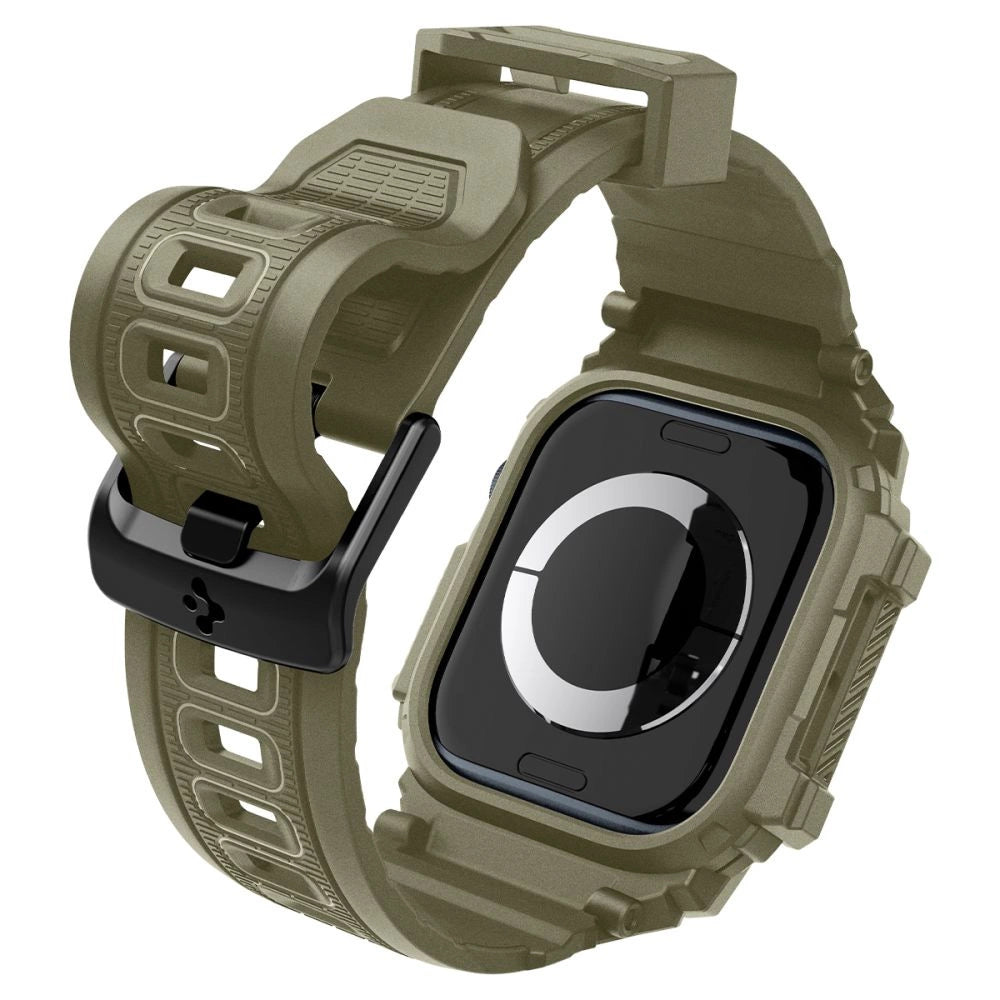 Spigen Rugged Armor ”Pro” Strap for Apple Watch 10 (46MM) - Green