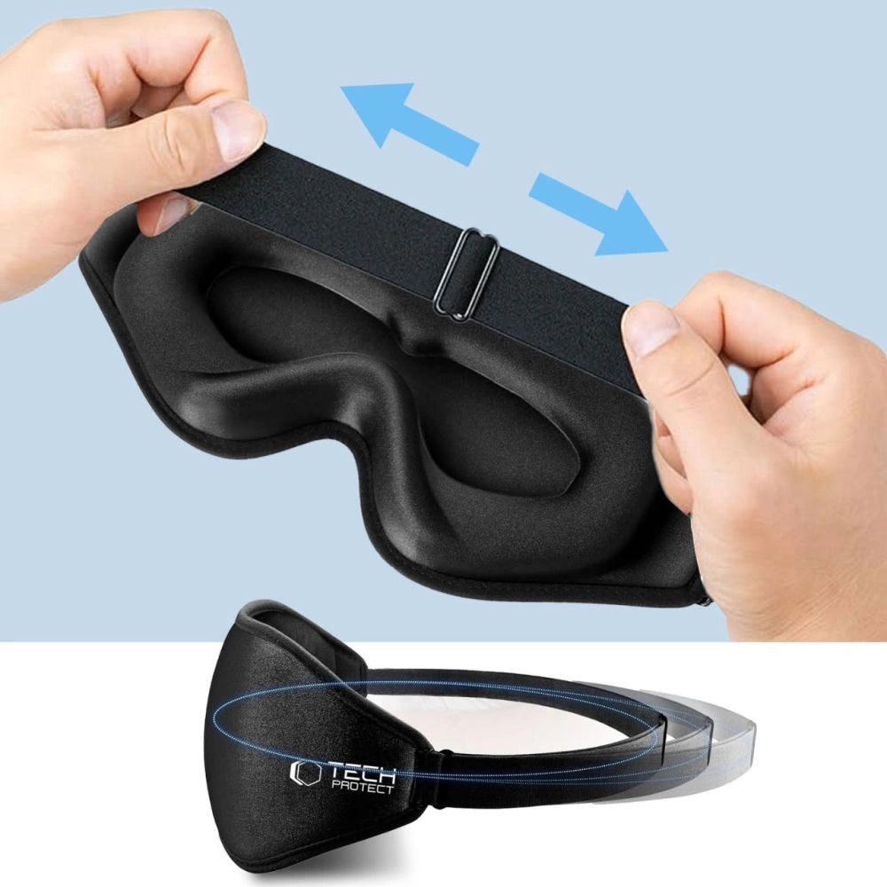 Tech-Protect Eyeshade Sleep Mask - sort