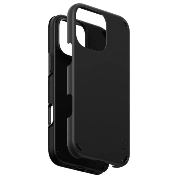 CARE af PanzerGlass Feature Double Defense Case til iPhone 16 Pro - sort