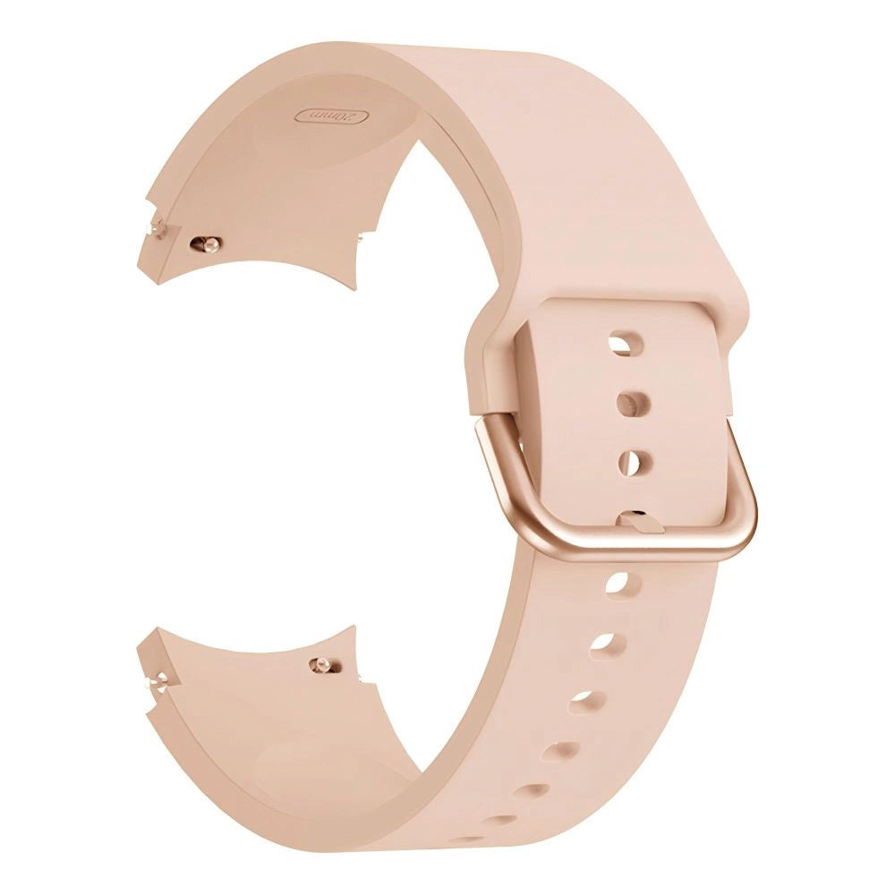Tech-Protect Silicone Strap til Samsung Galaxy Watch 4 / 5 / 5 Pro / 6 / 7 / FE - Beige