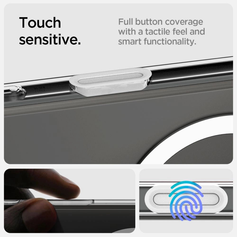 Spigen Ultra Hybrid ”T” Mag MagSafe Case for iPhone 16 Pro Max - White