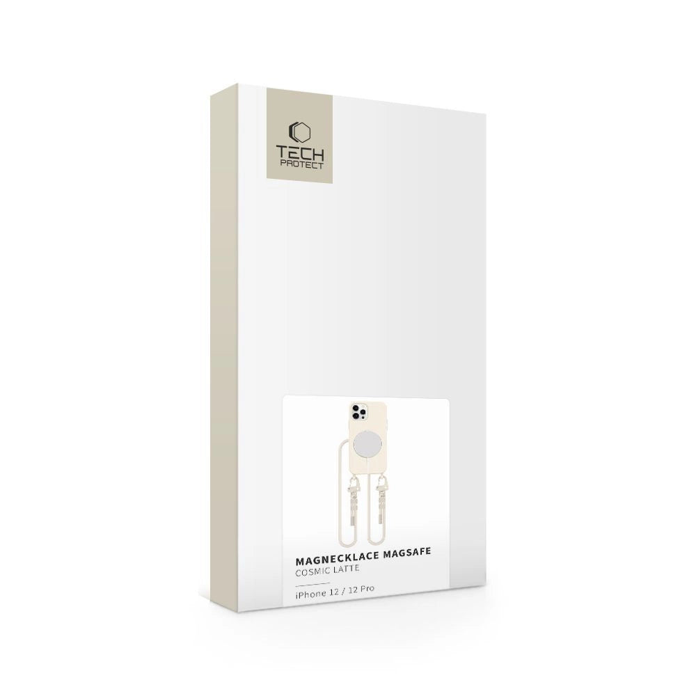Tech-Protect MagNecklace MagSafe Case til iPhone 12 / 12 Pro - Beige