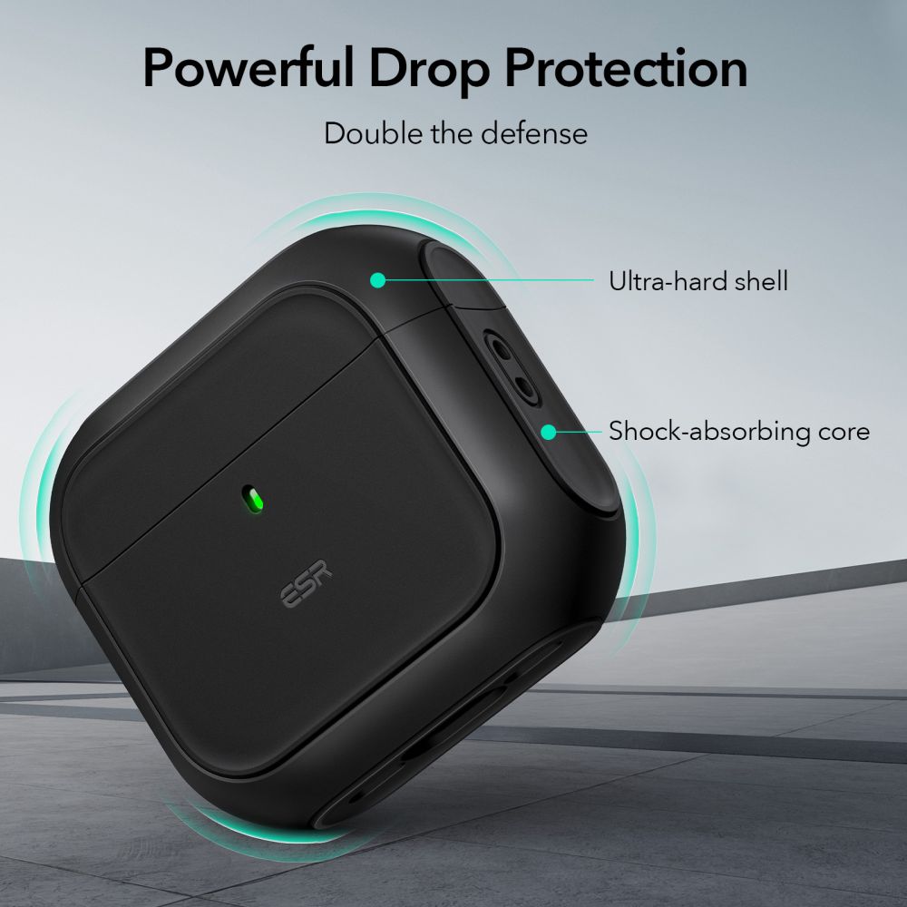 ESR Orbit Halolock MagSafe-hylster til Apple AirPods 4 - sort