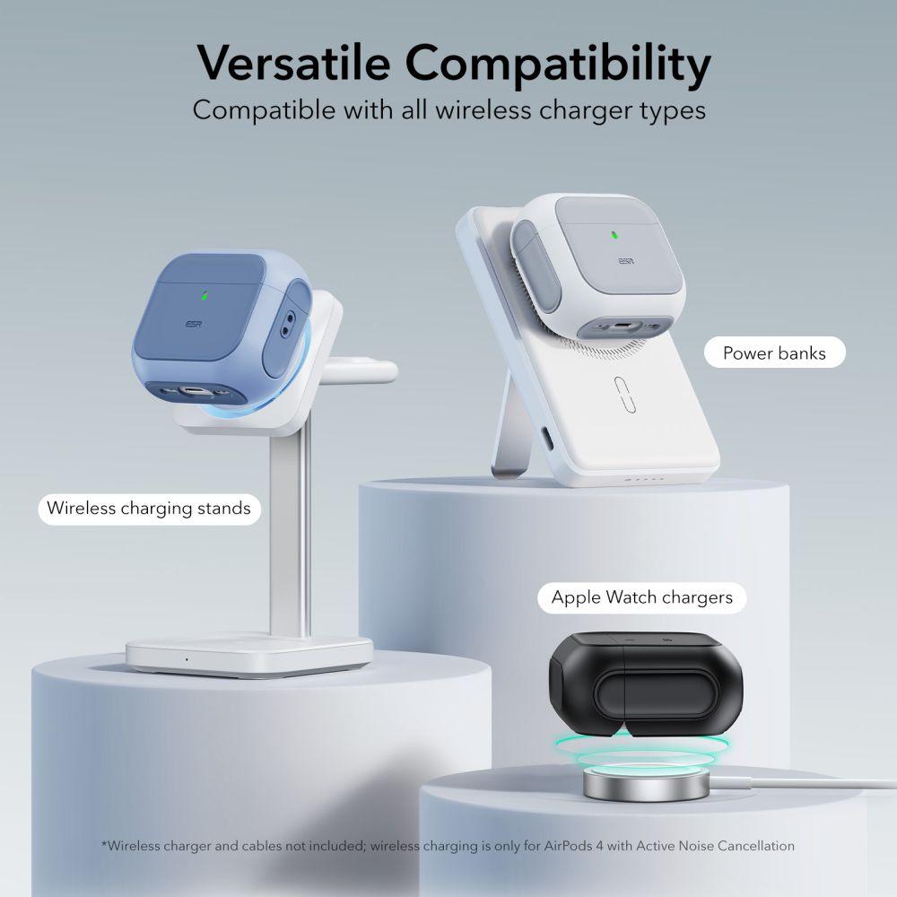 ESR Orbit Halolock MagSafe-hylster til Apple AirPods 4 - sort