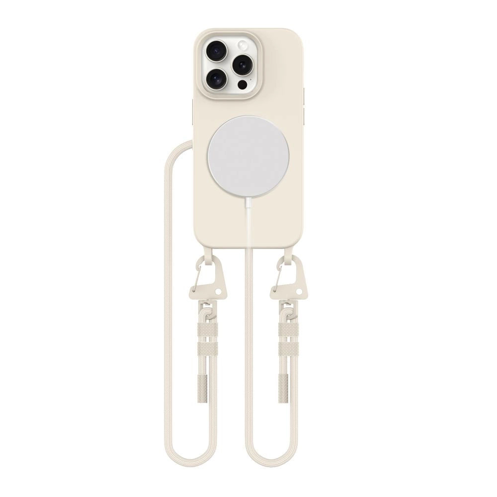 Tech-Protect MagNecklace MagSafe iPhone 14 Pro Case - Beige