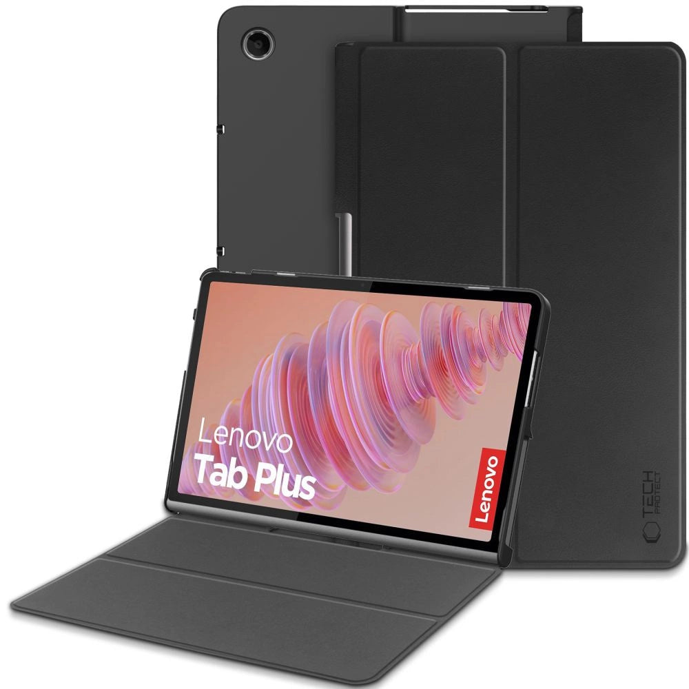 Tech-Protect SmartCase til Lenovo TAB PLUS - sort