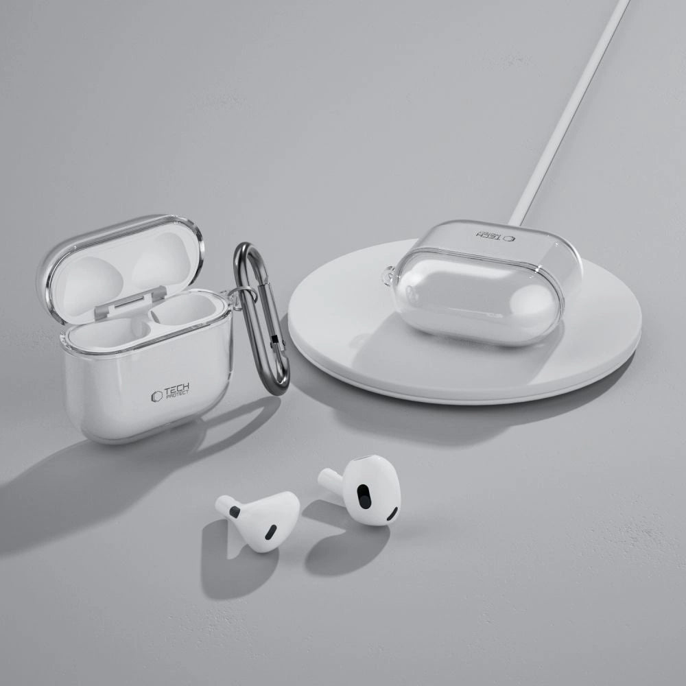 Tech-Protect FLEXAir Case til Apple AirPods 4 - gennemsigtigt