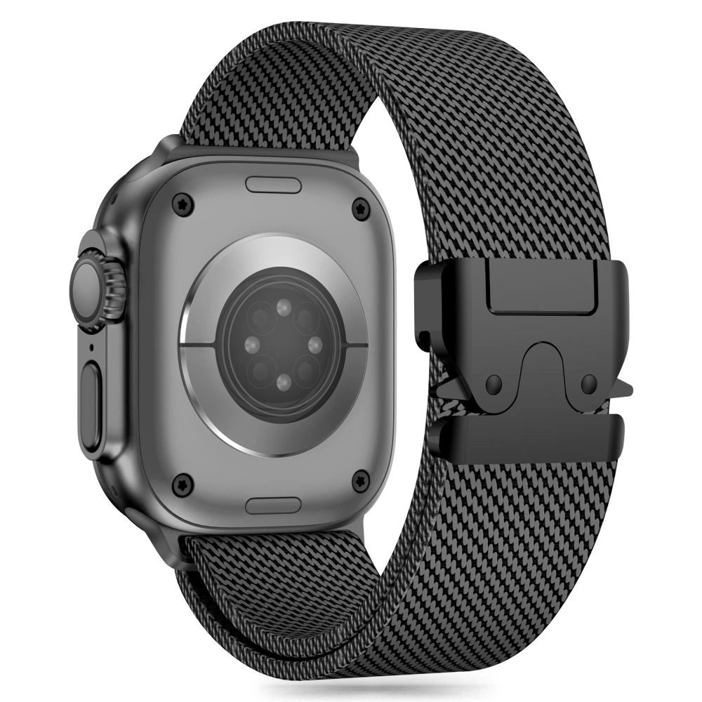 Tech-Protect Milano Strap til Apple Watch 6 / 7 / 8 / 9 / 10 / SE / Ultra 1 / 2 (44 / 45 / 46 / 49 MM) - sort
