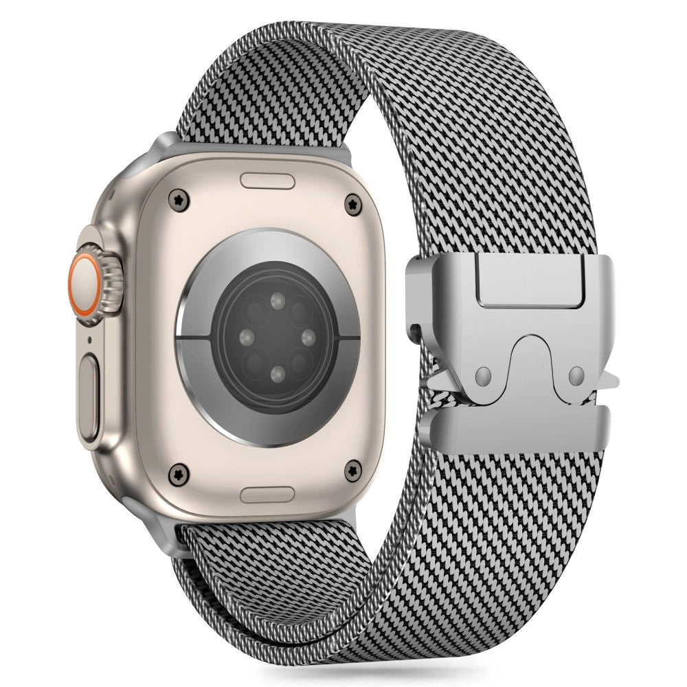 Tech-Protect Milano Strap til Apple Watch 6 / 7 / 8 / 9 / 10 / SE / Ultra 1 / 2 (44 / 45 / 46 / 49 MM) - Sølv