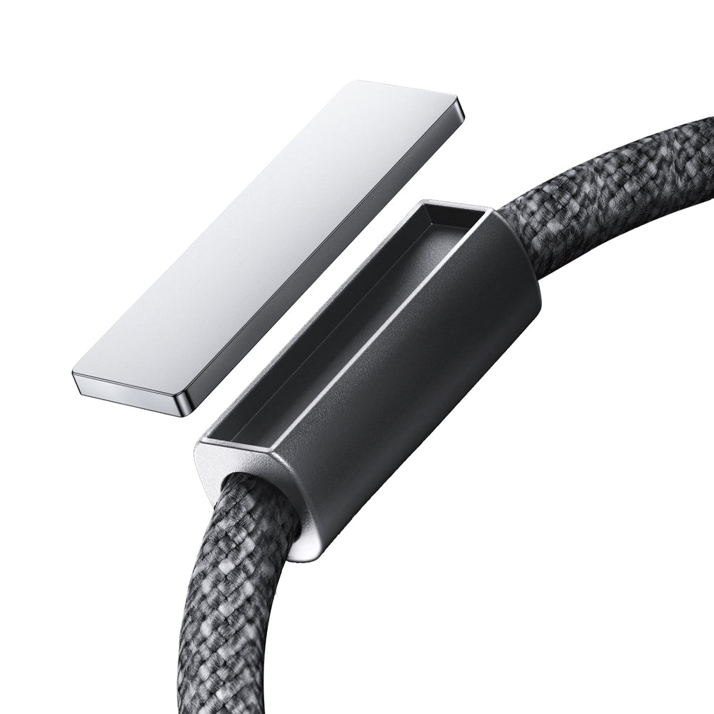 Joyroom S-A50 Unlimited Series 60W USB-C - USB-C-kabel med magnetisk organisator 1,2 m - Grå