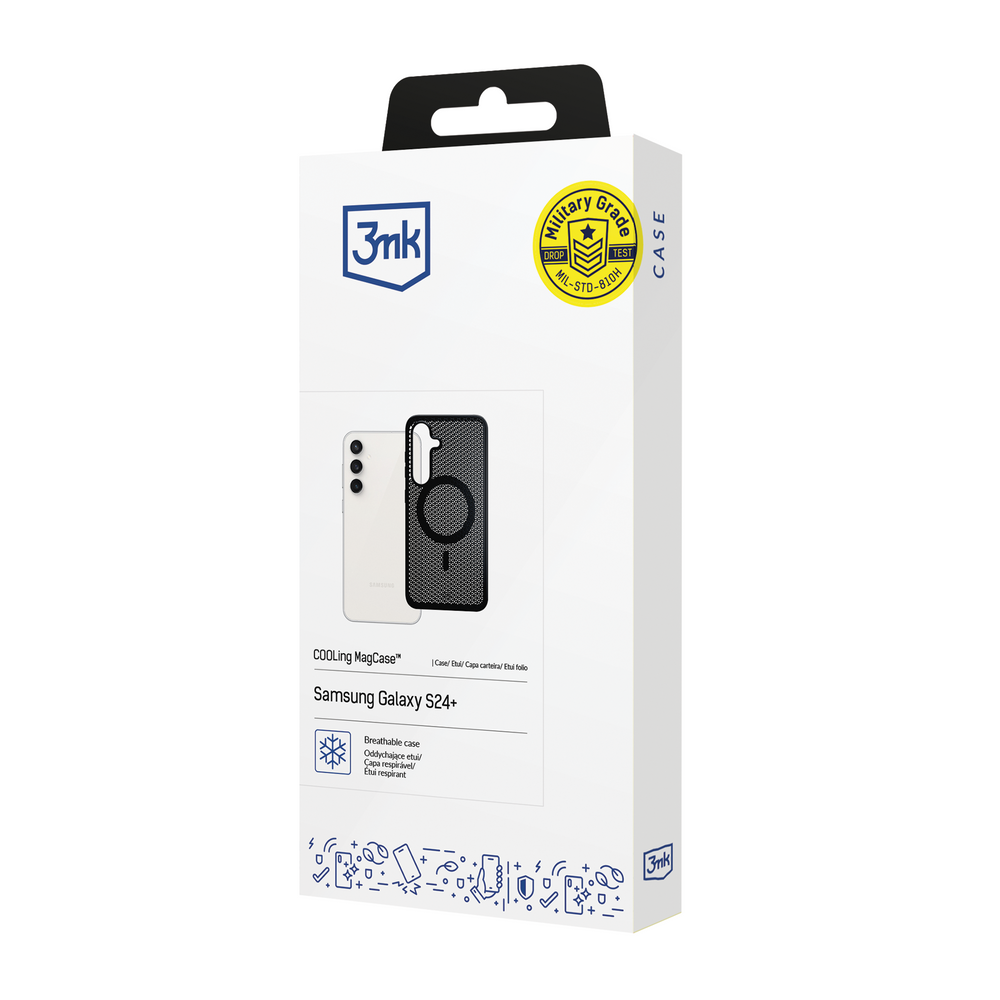 3mk COOLing MagCase til Samsung Galaxy S24+ - sort