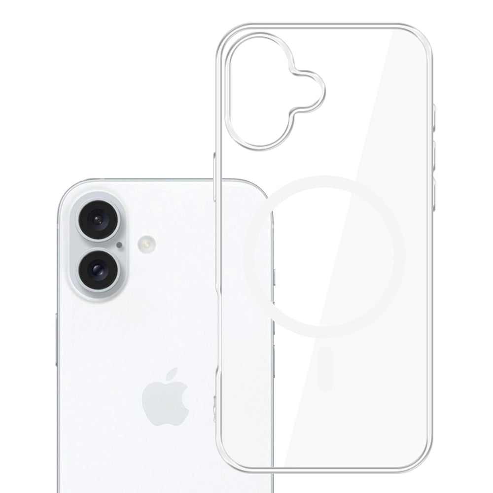 3mk Clear MagCase til Apple iPhone 16 - gennemsigtig