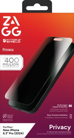ZAGG InvisibleShield Glass Elite Privacy til iPhone 16 Pro