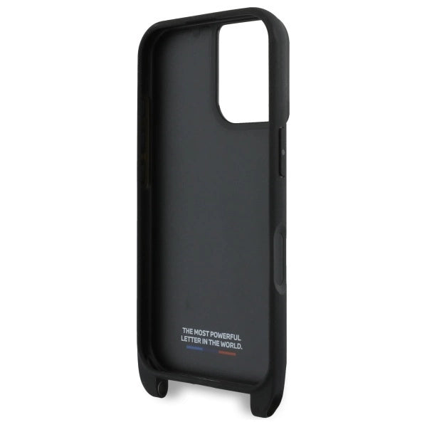 BMW M Edition Carbon Stripe & Strap iPhone 16 Plus Case - sort
