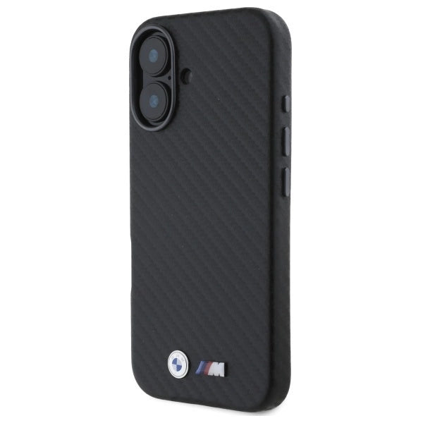 BMW Carbon Wrapped Metal iPhone 16 Case - sort
