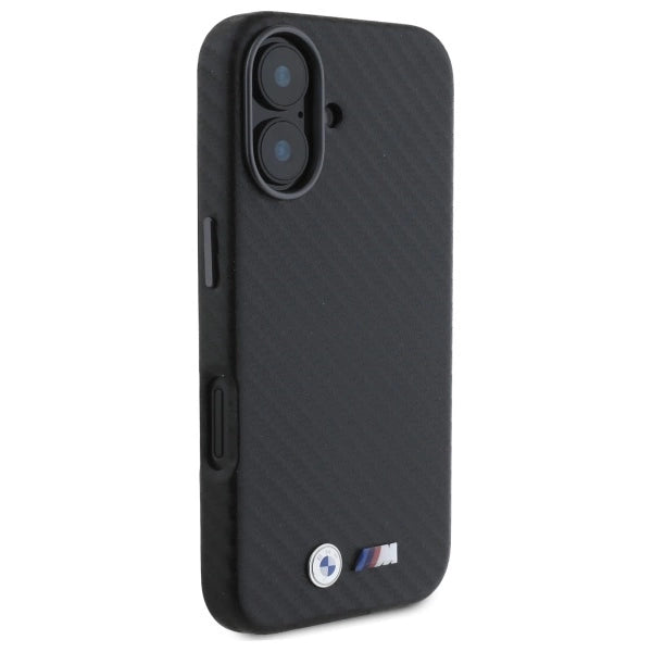 BMW Carbon Wrapped Metal iPhone 16 Case - sort