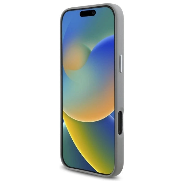 BMW Sign Full Wrapped Metal MagSafe Case til iPhone 16 Pro Max - Grå