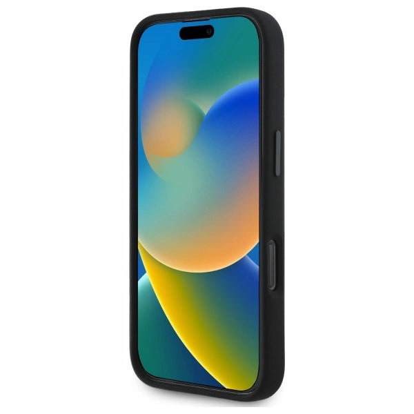 BMW Silicone Random Lines MagSafe Case til iPhone 16 Pro Max - sort