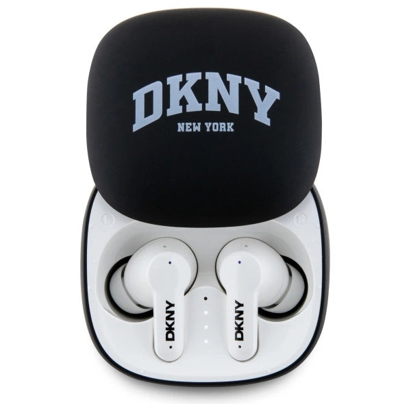 DKNY TWS BT 3D Gummi Matte Finish Bluetooth hovedtelefoner - sort