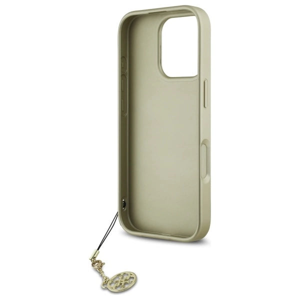 Guess 4G Charms Collection-hylster til iPhone 16 Pro - sort
